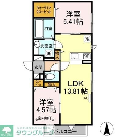 アンソレイエの物件間取画像